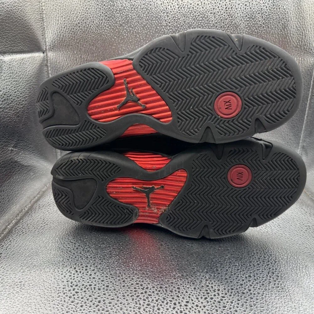 Size 8 Air Jordan 14 Retro Mens Black Red Athletic Shoes‎ 311832-002 SEPARATION